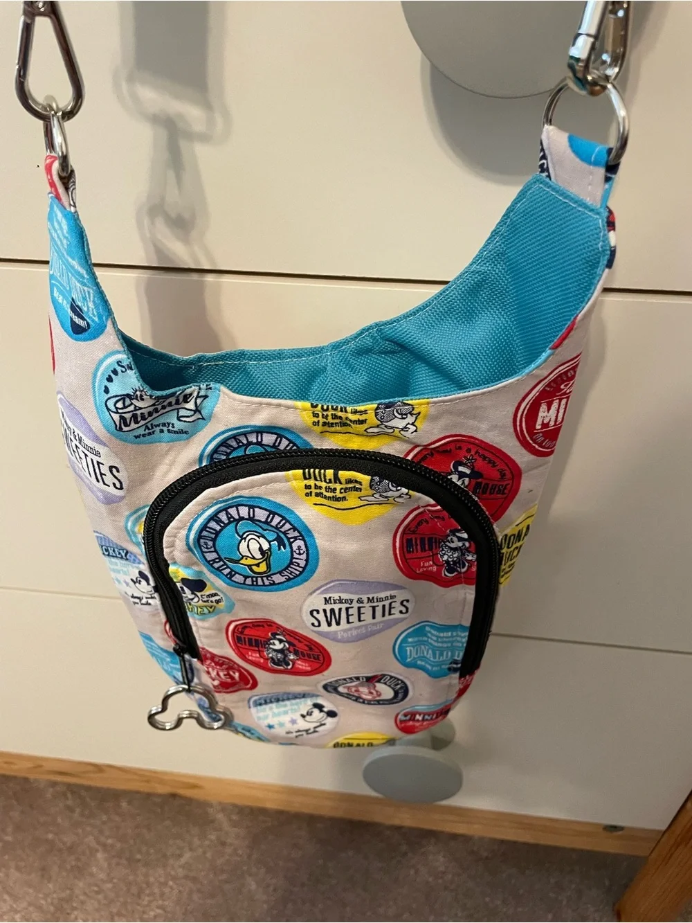 Disney Mickey Fanny Belt, Disney Park crossbody water -charge card holder. 2